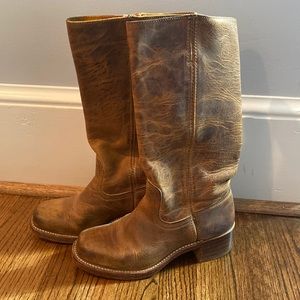 Frye Campus Boots 14L tan 6.5